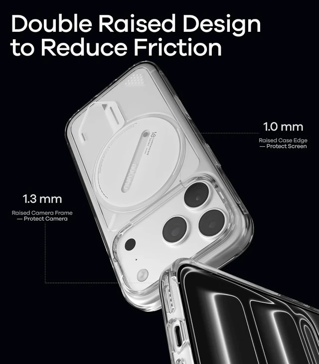 Alt view image 7 of 7 - Aulumu A18 for iPhone 18 Pro & 17 Pro Ghost Lumen Transparent Case | Yellow
MagSafe-Compatible | With Touch-Sensitive Buttons | Glow-in-the-Dark | IML Process | Made from Polycarbonate