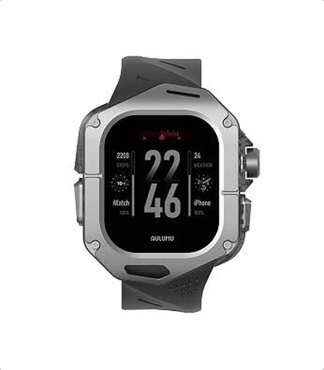 Main image of Aulumu A01 Titanium Case with Apple Watch Ultra Band 49MM | Luxury Design | Only for Apple Watch Band Ultra 1/2 49mm | Titanium Case