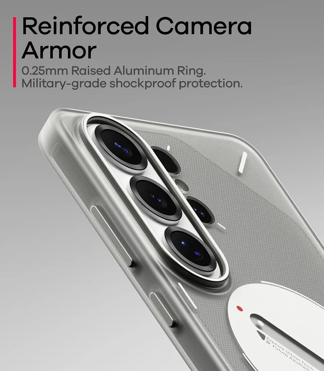 Alt view image 7 of 7 - Aulumu S26 Ultra Galaxy Magnetic Case+G09 Ghost Infinite 360° Magnetic Ring Grip,Includes (S26) Translucent Gray+ (G09) Ghost Transparent