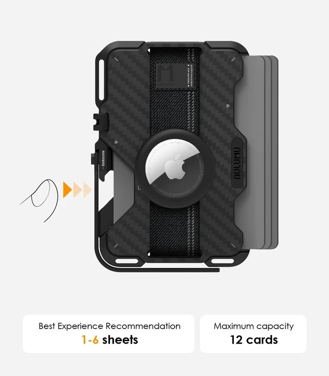 Alt view image 2 of 7 - Aulumu A16 Aramid Fibre + G03 Carbon Fibre for iPhone 16 Pro Max | Luxury Technology Kit