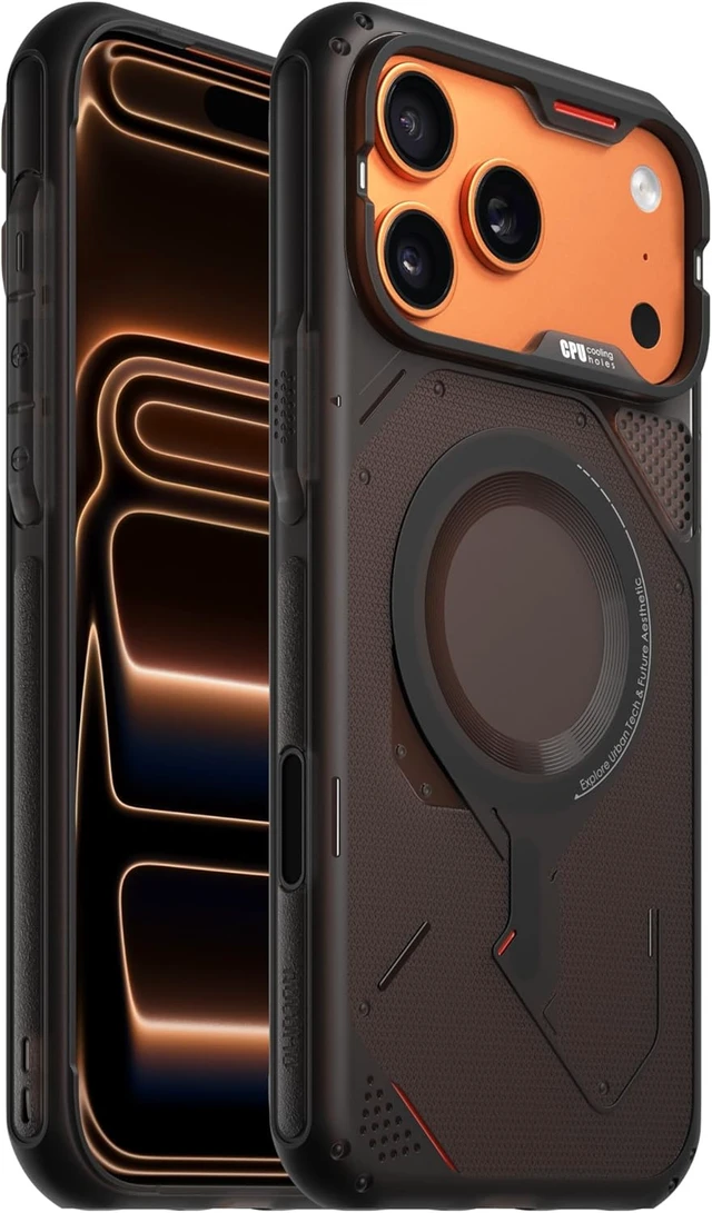Alt view image 2 of 7 - Aulumu A17 Rugged Phone Case+ G05 AIR Ultimate Bundle, Compatible with iPhone 17 Pro Max, Includes Phone Case (A17) Black + (G05 AIR) Black