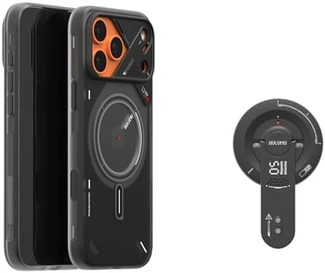 Alt view image 5 of 7 - Aulumu A17 Rugged Phone Case+ G05 AIR Ultimate Bundle, Compatible with iPhone 17 Pro Max, Includes Phone Case (A17) Black + (G05 AIR) Black