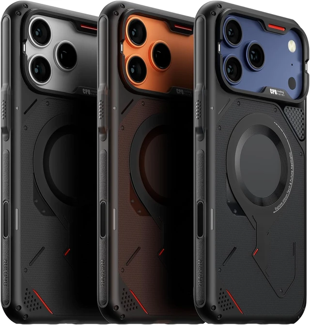 Alt view image 3 of 7 - Aulumu A17 Rugged Phone Case+ G05 AIR Ultimate Bundle, Compatible with iPhone 17 Pro Max, Includes Phone Case (A17) Black + (G05 AIR) Black