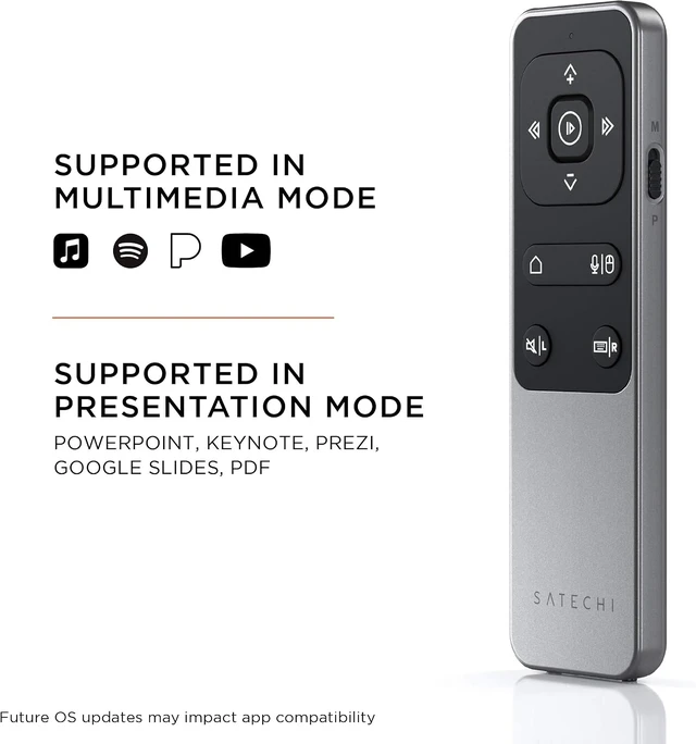 Alt view image 5 of 7 - Satechi R2 Bluetooth Remote Control, Presentation & Media Mode
For MacBook, iPad, not compatible with Windows 10/11