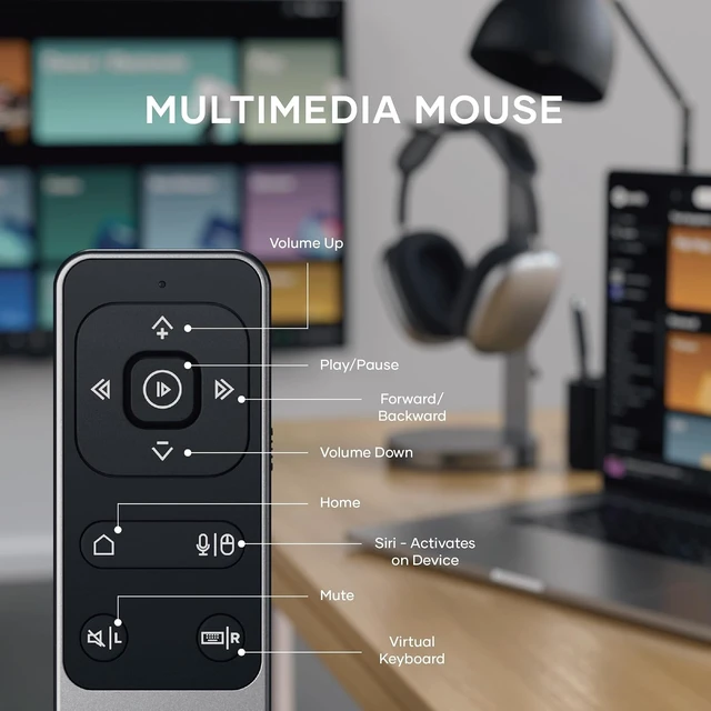 Alt view image 3 of 7 - Satechi R2 Bluetooth Remote Control, Presentation & Media Mode
For MacBook, iPad, not compatible with Windows 10/11