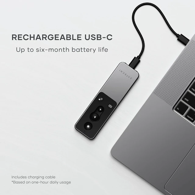 Alt view image 7 of 7 - Satechi R2 Bluetooth Remote Control, Presentation & Media Mode
For MacBook, iPad, not compatible with Windows 10/11