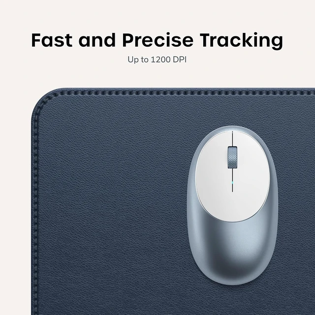 Alt view image 6 of 7 - Satechi M1 Wireless Bluetooth Mouse, USB-C Rechargeable, Space Gray
Compact and portable, for MacBook, iPad, iPad mini, Mac mini, iMac, Windows Blue