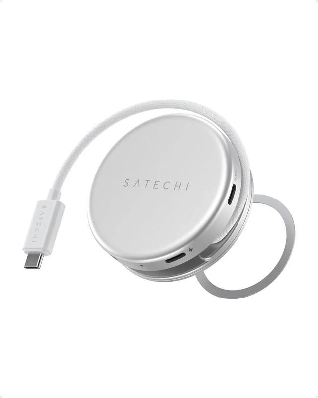 Main image of Satechi OntheGo 5-in-1 USB-C Hub, 4K/60Hz HDMI, SD Card Reader, Indigo
USB hub, 60W PD pass-through charging, SD card reader, 5 Gbps Type-A/Type-C data, magnetic mount, for MacBook Neo/Air/Pro Silver