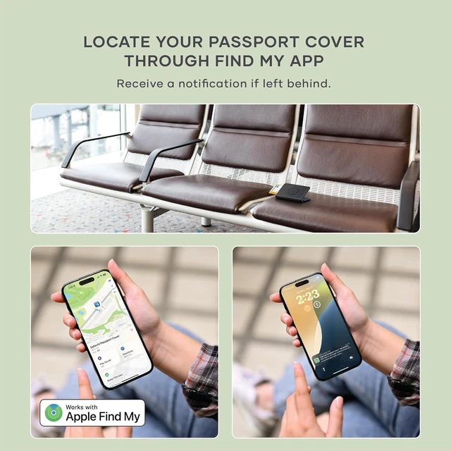 Alt view image 2 of 7 - Satechi Passport Holder with Find My Tracking, 4-Slot Card Wallet, Black
4-slot card wallet, wireless charging, RFID protection, vegan leather