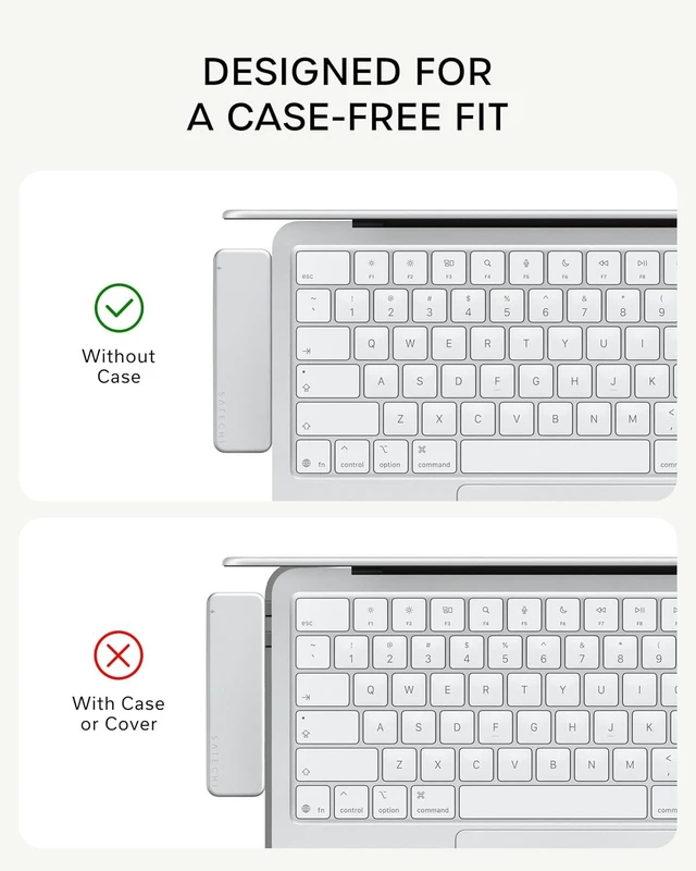Alt view image 3 of 7 - Satechi 6-in-2 USB-C Snap Hub, 4K/60Hz HDMI, for MacBook Neo, Citrus
USB hub, 45W PD pass-through charging, SD & microSD card readers, 5 Gbps Type-A/Type-C data, for MacBook Neo Silver