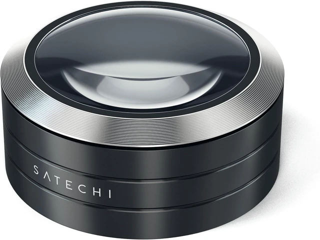 Main image of Satechi ReadMate LED Desktop Magnifier with up to 5X Magnification - Carrying Case Included (Black)
