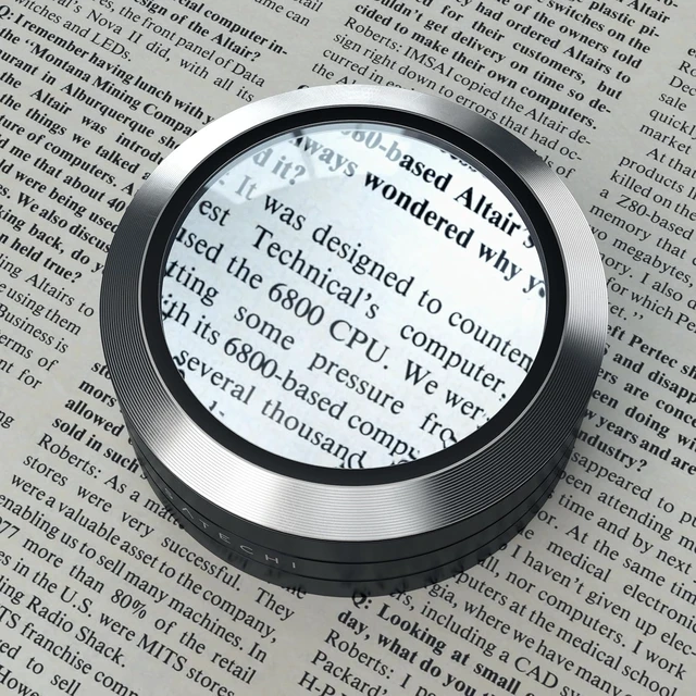 Alt view image 7 of 7 - Satechi ReadMate LED Desktop Magnifier with up to 5X Magnification - Carrying Case Included (Black)