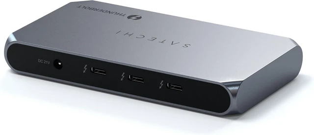 Main image of Satechi Thunderbolt 4 Slim Hub Pro, Docking Station, 100W USB-C Charging
Single 8K or dual 4K display, 4 Thunderbolt ports, USB 3.2 Gen2, for Mac, Windows, MacBook Air/Pro, Dell, Surface, Lenovo
