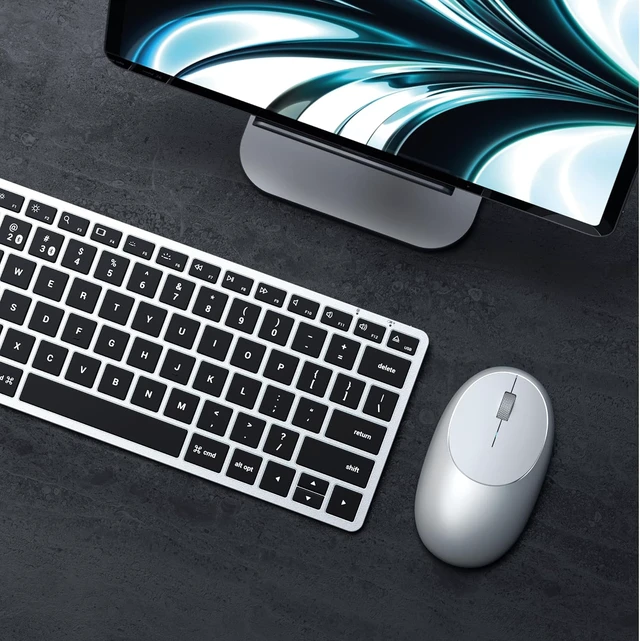Alt view image 3 of 7 - Satechi Slim X1 Bluetooth Backlit Keyboard, Multi-Device Sync, Space Gray
Illuminated keys, for MacBook, iPad, iPad mini, Mac mini, iMac X1 Silver