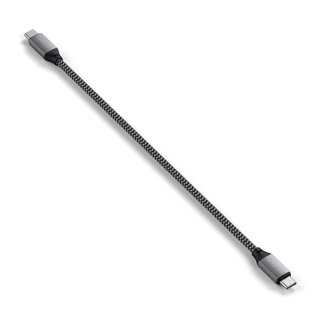 Alt view image 6 of 6 - Satechi USB-C to USB-C Cable (10-Inch), 100W Charging, Space Gray
for iPhone 18 to 15 series, iPad Air/Pro, MacBook Air/Pro/Neo, Galaxy S25, Android, Windows