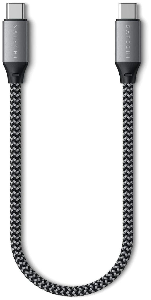 Main image of Satechi USB-C to USB-C Cable (10-Inch), 100W Charging, Space Gray
for iPhone 18 to 15 series, iPad Air/Pro, MacBook Air/Pro/Neo, Galaxy S25, Android, Windows