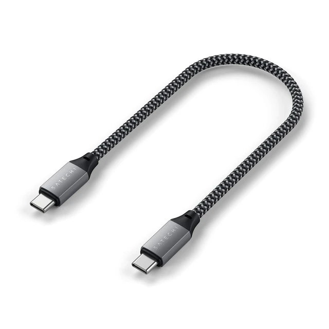 Alt view image 5 of 6 - Satechi USB-C to USB-C Cable (10-Inch), 100W Charging, Space Gray
for iPhone 18 to 15 series, iPad Air/Pro, MacBook Air/Pro/Neo, Galaxy S25, Android, Windows