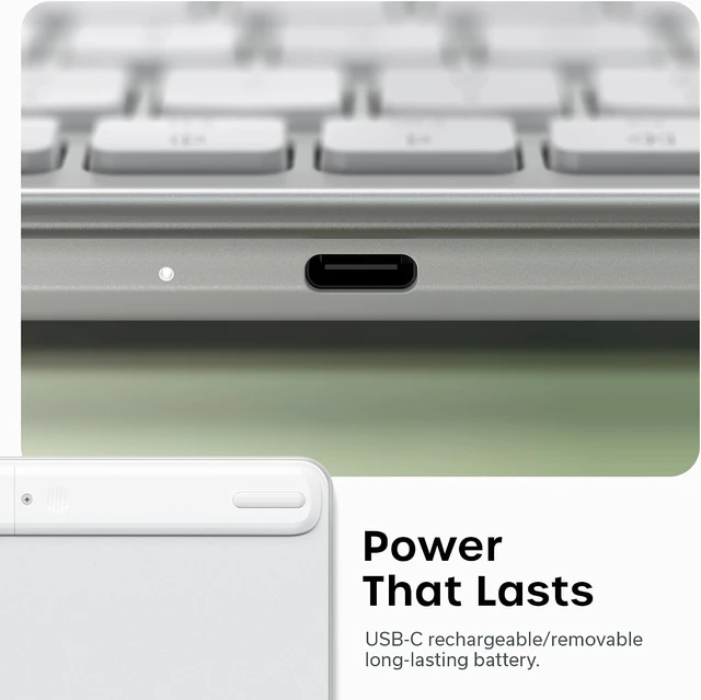 Alt view image 3 of 7 - Satechi Slim EX1 Wireless Keyboard, 4-in-1 Connectivity, Space Black
3 Bluetooth plus 2.4 GHz, instant OS remap, rechargeable battery, for Mac, Windows, Android Silver Keyboard