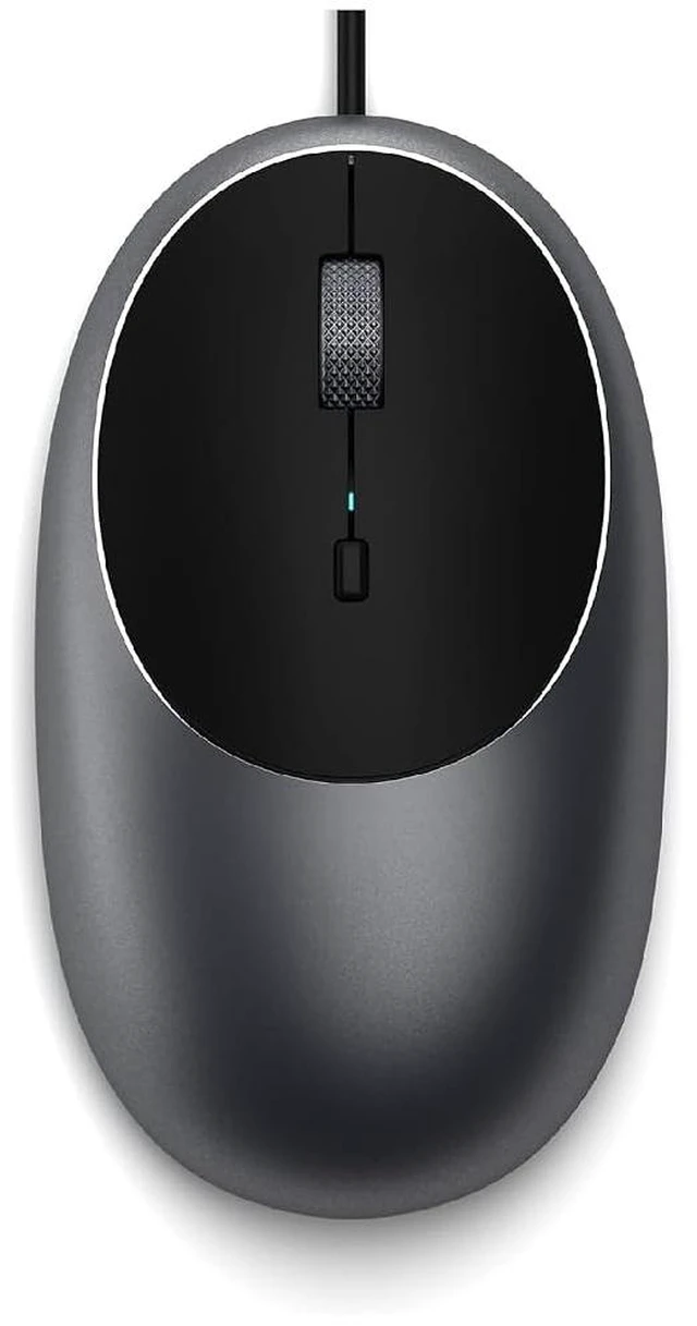 Main image of Satechi Aluminum C1 Wired USB-C Mouse, Optical Sensor, Space Gray
Compact design, for MacBook, iPad, iPad mini, Mac mini, iMac