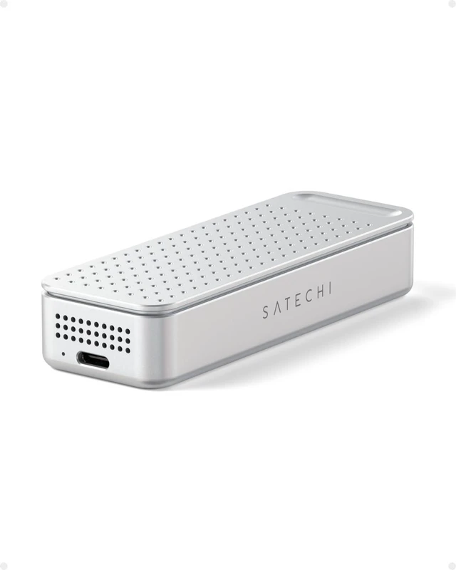 Main image of Satechi DotDisk 80Gbps NVMe SSD Enclosure, Fast Data Transfer, Space Black
Aluminum housing, active cooling design, built for modern workspaces Silver