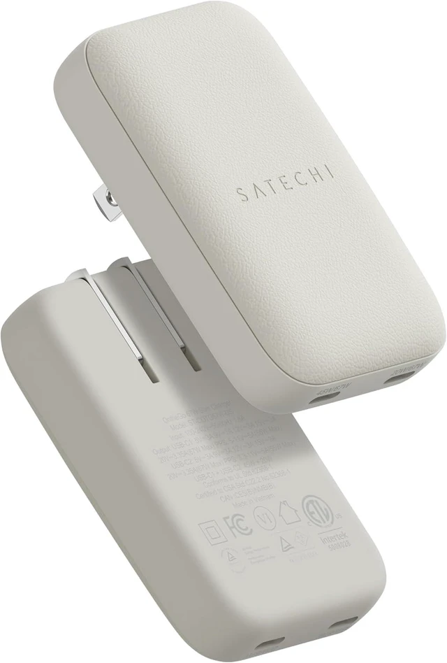 Main image of Satechi OntheGo 67W GaN Wall Charger, PD 3.0 + PPS, Dual USB-C Ports, Black
Dual USB-C ports, 45W+20W split-charging mode, fits MacBook, iPad, iPhone 18, Galaxy, Pixel, Steam Deck Sand
