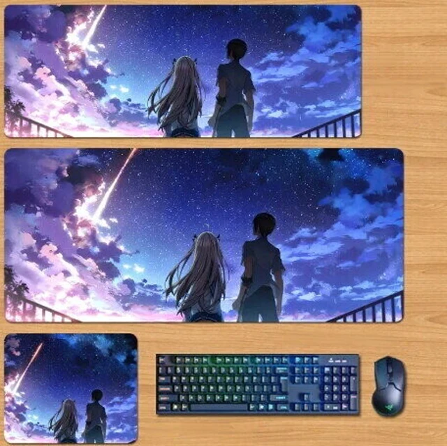 Main image of ATRI -My Dear Moments Skin mouse pad Extended Gaming Mouse Pad with Stitched Edges, Large Mouse pad with Non-Slip Rubber Base for Work & Gaming, Office & Home 300/250mm