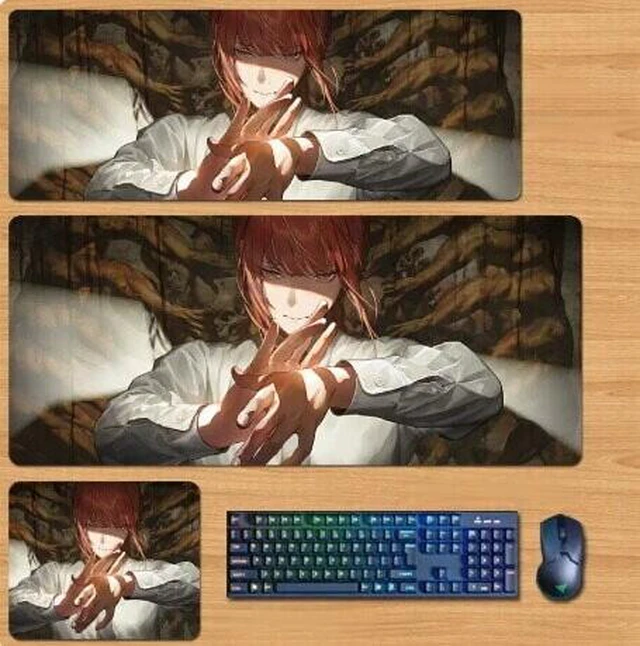 Main image of Chainsaw Man Skin mouse pad Extended Gaming Mouse Pad with Stitched Edges, Large Mouse pad with Non-Slip Rubber Base for Work & Gaming, Office & Home 300/250mm
