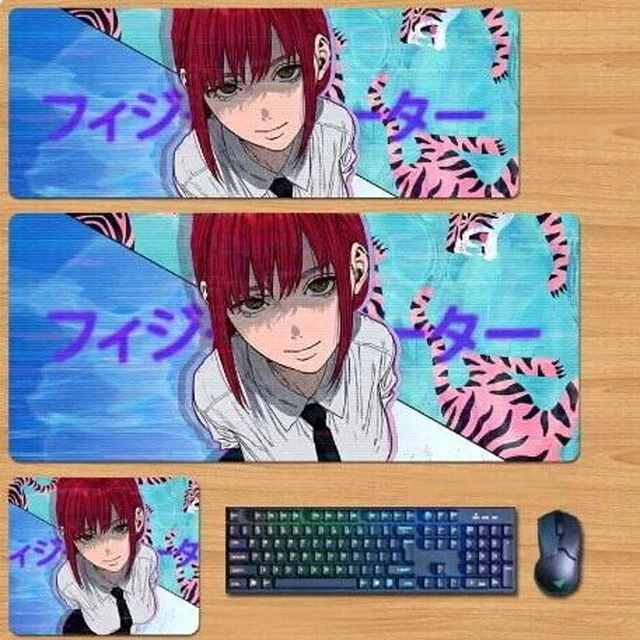 Main image of Chainsaw Man Skin mouse pad Extended Gaming Mouse Pad with Stitched Edges, Large Mouse pad with Non-Slip Rubber Base for Work & Gaming, Office & Home 300/250mm