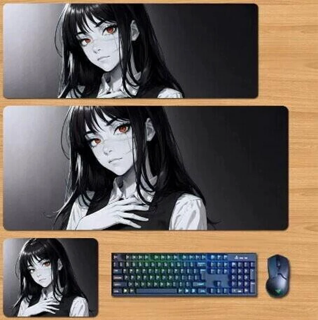 Main image of Chainsaw Man Skin mouse pad Extended Gaming Mouse Pad with Stitched Edges, Large Mouse pad with Non-Slip Rubber Base for Work & Gaming, Office & Home 300/250mm