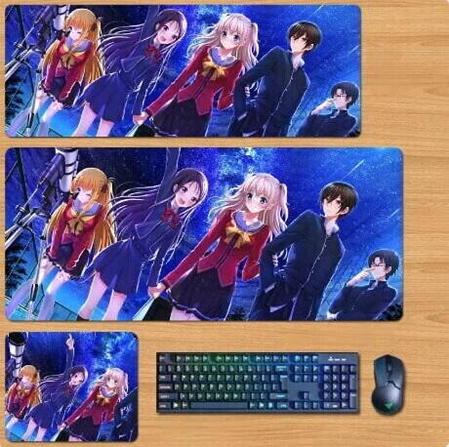 Main image of Charlotte Skin mouse pad Extended Gaming Mouse Pad with Stitched Edges, Large Mouse pad with Non-Slip Rubber Base for Work & Gaming, Office & Home 300/250mm