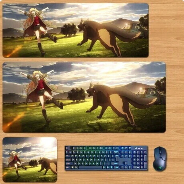 Main image of Charlotte Skin mouse pad Extended Gaming Mouse Pad with Stitched Edges, Large Mouse pad with Non-Slip Rubber Base for Work & Gaming, Office & Home 300/250mm