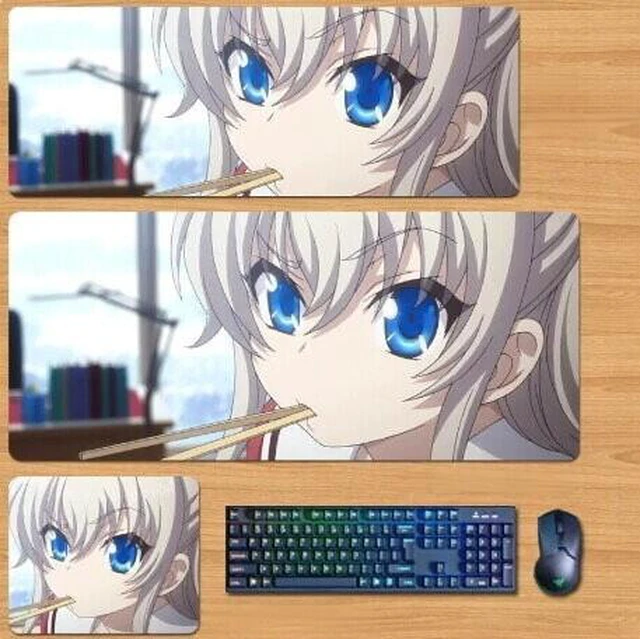 Main image of Charlotte Skin mouse pad Extended Gaming Mouse Pad with Stitched Edges, Large Mouse pad with Non-Slip Rubber Base for Work & Gaming, Office & Home 300/250mm