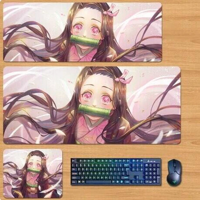 Main image of Demon Slayer: Kimetsu no Yaiba Skin mouse pad Extended Gaming Mouse Pad with Stitched Edges, Large Mouse pad with Non-Slip Rubber Base for Work & Gaming, Office & Home 300/250mm