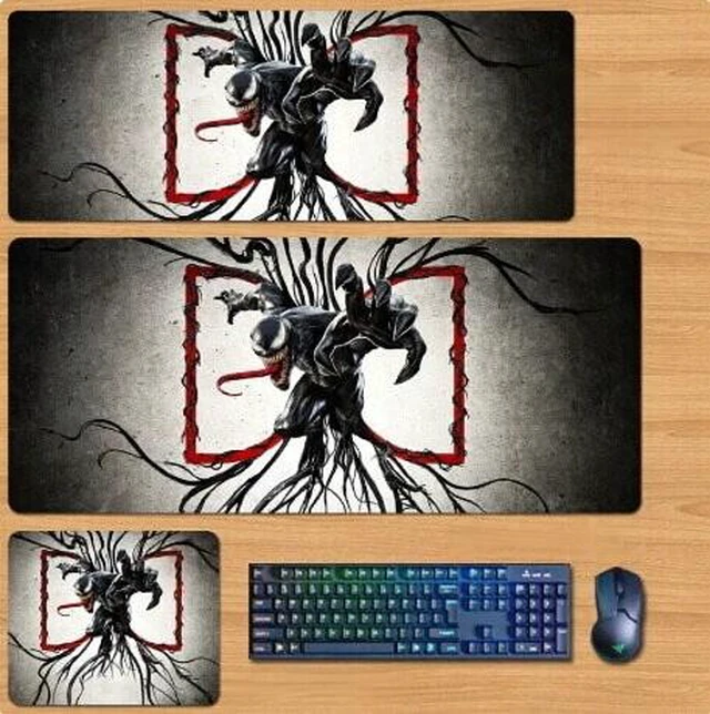 Main image of Marvel's Spider-Man 2 Skin mouse pad Extended Gaming Mouse Pad with Stitched Edges, Large Mouse pad with Non-Slip Rubber Base for Work & Gaming, Office & Home 300/250mm