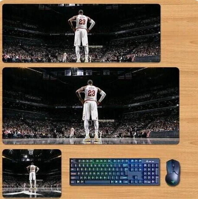 Main image of NBA Skin mouse pad Extended Gaming Mouse Pad with Stitched Edges, Large Mouse pad with Non-Slip Rubber Base for Work & Gaming, Office & Home 300/250mm