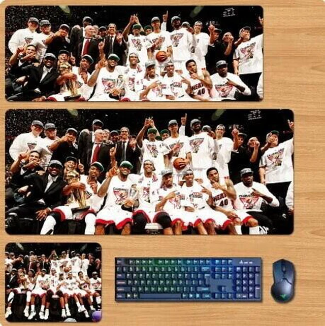 Main image of NBA Skin mouse pad Extended Gaming Mouse Pad with Stitched Edges, Large Mouse pad with Non-Slip Rubber Base for Work & Gaming, Office & Home 300/250mm