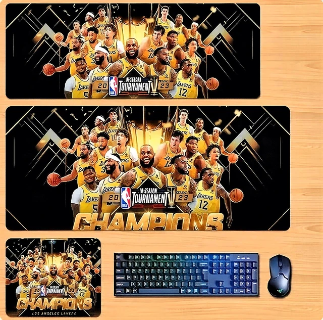 Main image of NBA Skin mouse pad Extended Gaming Mouse Pad with Stitched Edges, Large Mouse pad with Non-Slip Rubber Base for Work & Gaming, Office & Home 300/250mm