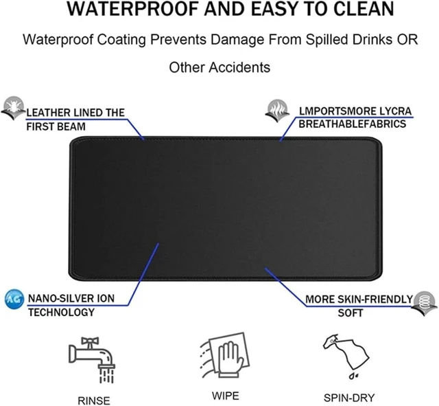Alt view image 2 of 4 - BanG Dream! Girls Band Party! Skin mouse pad Extended Gaming Mouse Pad with Stitched Edges, Large Mouse pad with Non-Slip Rubber Base for Work & Gaming, Office & Home 300/250mm
