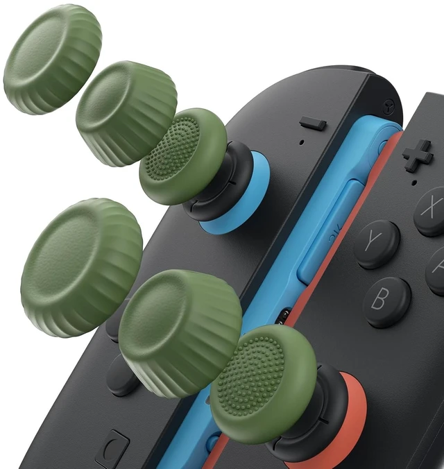 Main image of JSAUX Thumb Grips for Nintendo Switch 2/Steam Controller/ROG Xbox Ally X 20
Black, 3Pairs(6pcs), Thumb Grip Caps, Ergonomic Design, Enhanced Gaming Grip, Comfortable & Durable, Joycon Stick Cover
