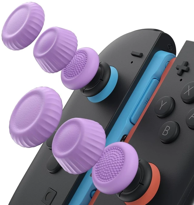 Main image of JSAUX Thumb Grips for Nintendo Switch 2/Steam Controller/ROG Xbox Ally X 20
Black, 3Pairs(6pcs), Thumb Grip Caps, Ergonomic Design, Enhanced Gaming Grip, Comfortable & Durable, Joycon Stick Cover