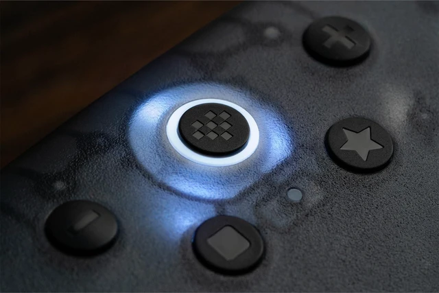 Alt view image 2 of 7 - 8Bitdo Ultimate 2C Wireless Controller for Windows PC and Android, with 1000 Hz Polling Rate, Hall Effect Joysticks and Triggers, and Remappable L4/R4 Bumpers (Transparent Black)
