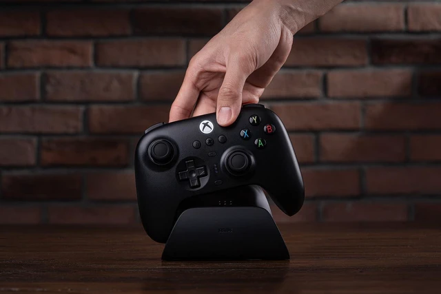 Alt view image 4 of 7 - 8BitDo Ultimate 3-Mode Controller, Hall Effect Joysticks, Pro Back Buttons, Wired Only for Xbox Series X|S & Xbox One, Compatibility with Apple, Windows & Android, Officially Licensed (Black)