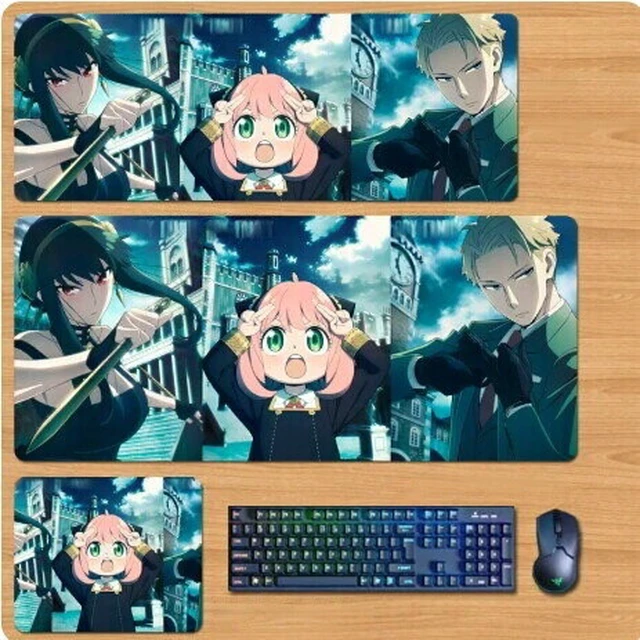 Main image of SPY×FAMILY Anya Forger Skin mouse pad Extended Gaming Mouse Pad with Stitched Edges, Large Mouse pad with Non-Slip Rubber Base for Work & Gaming, Office & Home 300/250mm
