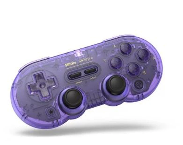 Main image of 8Bitdo SN30 Pro Bluetooth Controller for Switch 1/2, Windows PC, Gray
Hall Effect Joysticks, Rumble Vibration, Turbo Function, motion controls, rechargeable battery, home and screenshot Buttons