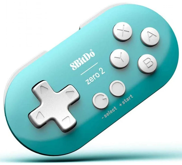 Alt view image 4 of 6 - 8Bitdo Zero 2 Bluetooth Gamepad Keychain Sized Mini Controller for Switch/Switch 2, Windows, Android (Turquoise Edition) yellow