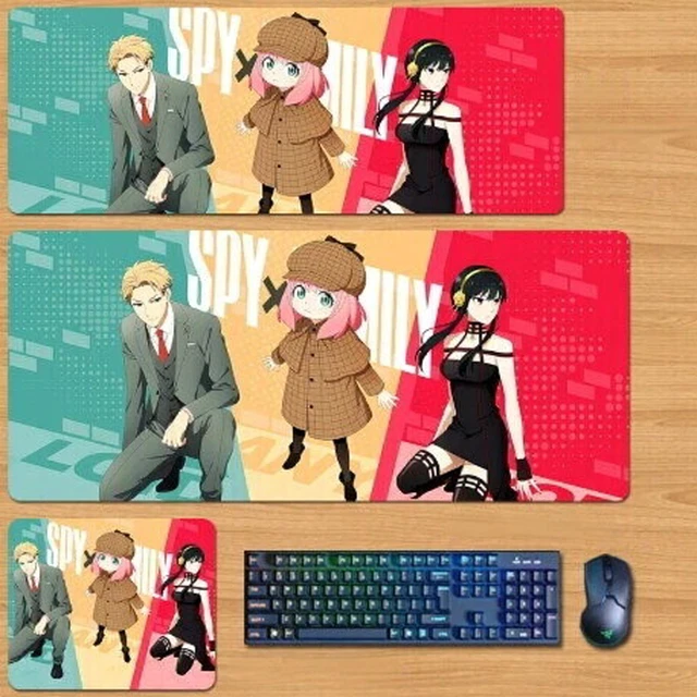 Main image of SPY×FAMILY Anya Forger Skin mouse pad Extended Gaming Mouse Pad with Stitched Edges, Large Mouse pad with Non-Slip Rubber Base for Work & Gaming, Office & Home 300/250mm