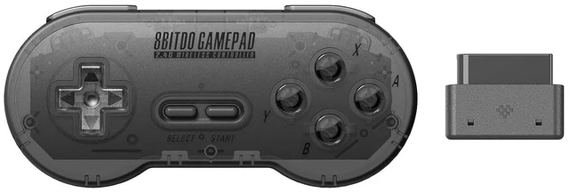 Main image of 8Bitdo Sn30 2.4G Wireless Gamepad for Original SNES/Sfc (Transparent Edition)