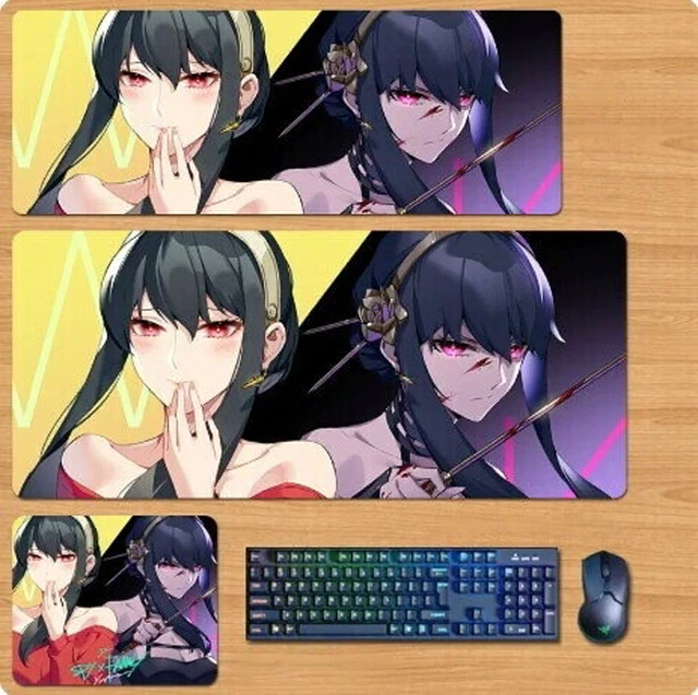 Main image of SPY×FAMILY Anya Forger Skin mouse pad Extended Gaming Mouse Pad with Stitched Edges, Large Mouse pad with Non-Slip Rubber Base for Work & Gaming, Office & Home 300/250mm