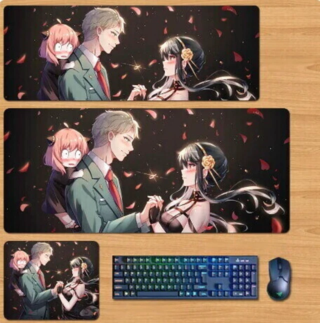 Main image of SPY×FAMILY Anya Forger Skin mouse pad Extended Gaming Mouse Pad with Stitched Edges, Large Mouse pad with Non-Slip Rubber Base for Work & Gaming, Office & Home 300/250mm