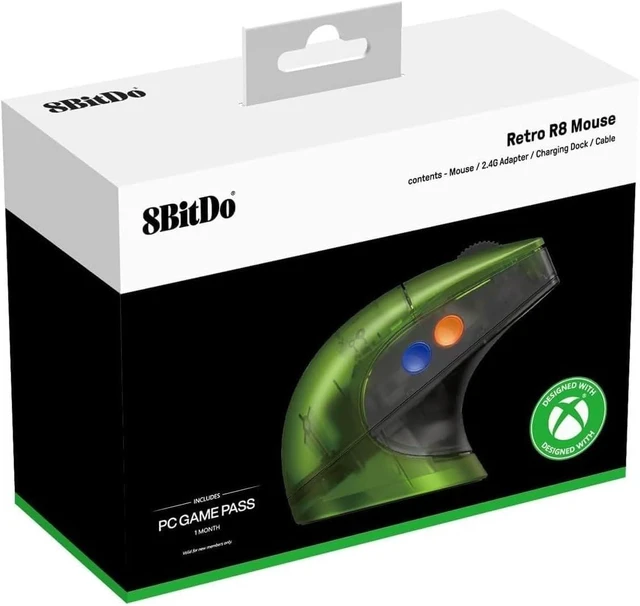 Alt view image 3 of 7 - 8Bitdo Mouse
Officially Licensed, 4K Wireless & 8K Wired Polling, Charging Dock, 4 Side Buttons, Kailh Sword GM X Micro Switches c64